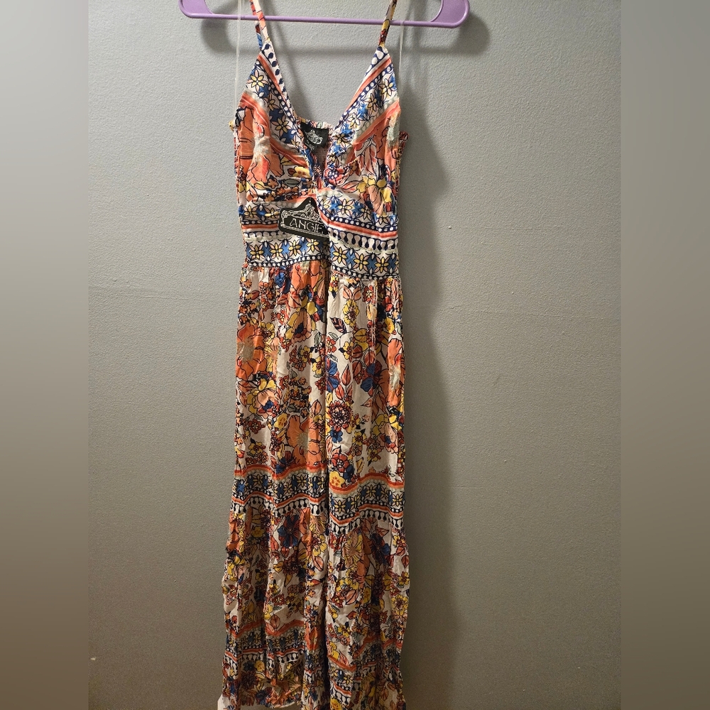 NWT Angie Floral Maxi Dress Size Medium